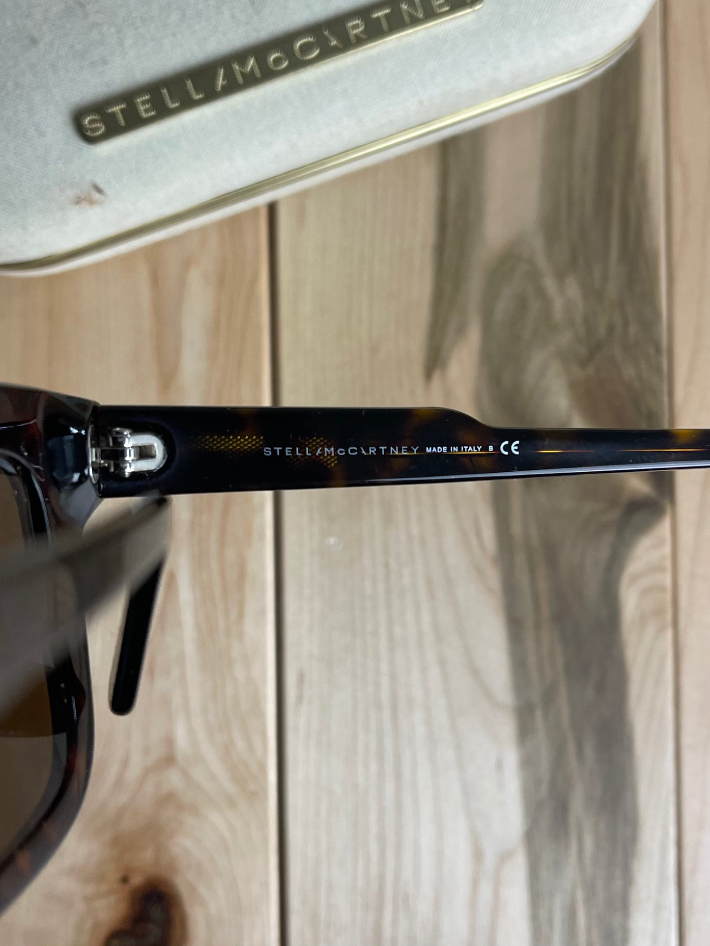 Stella McCartney Tortoiseshell Wayfarer Sunglasses