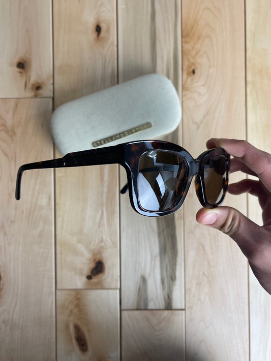 Stella McCartney Tortoiseshell Wayfarer Sunglasses