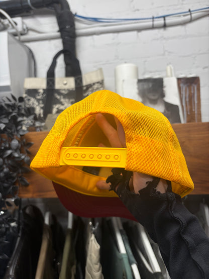 Hysteric Glamour ‘See No Evil’ Red/Yellow Trucker Hat