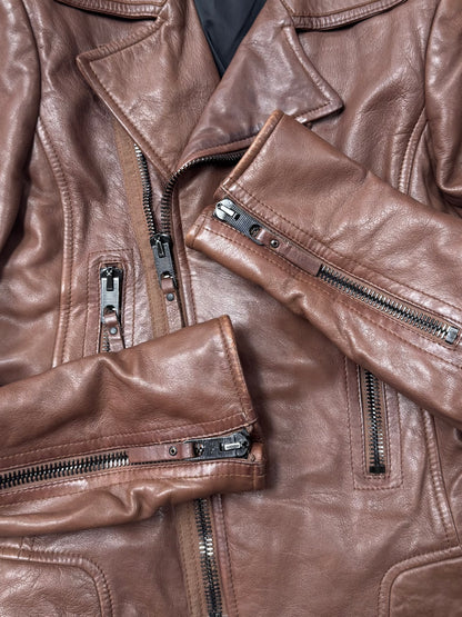 AW2010 Balenciaga by Nicholas Ghesquiere Lambskin Leather Jacket