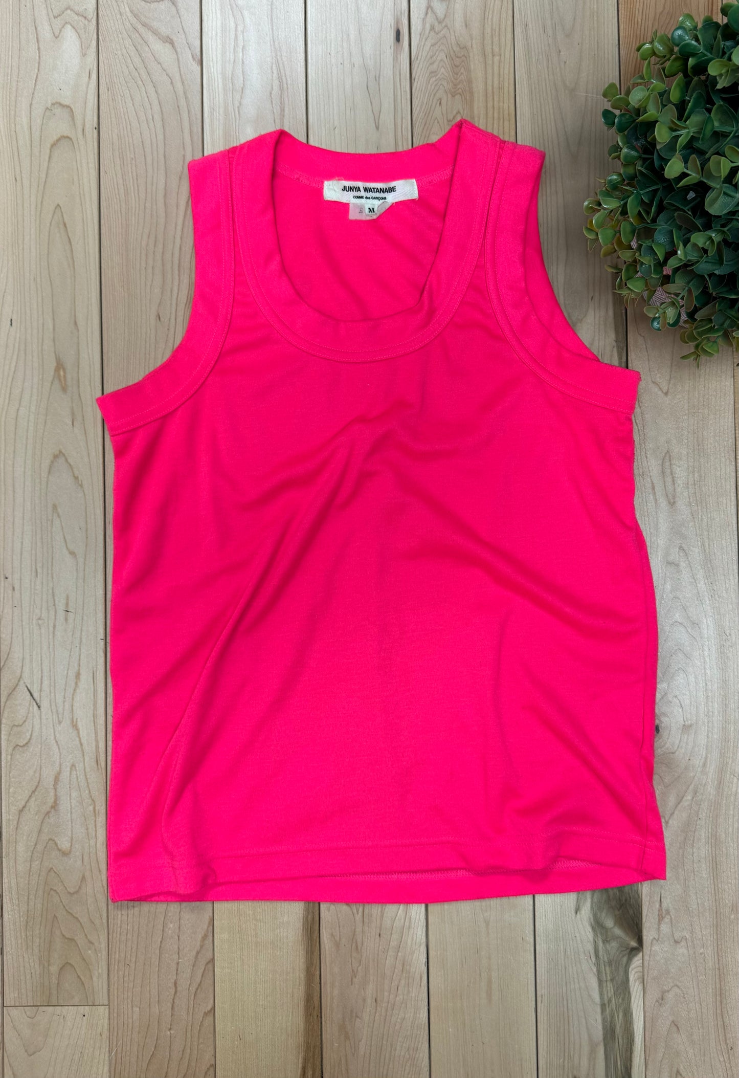 SS2019 Junya Watanabe Neon Pink Tank Top