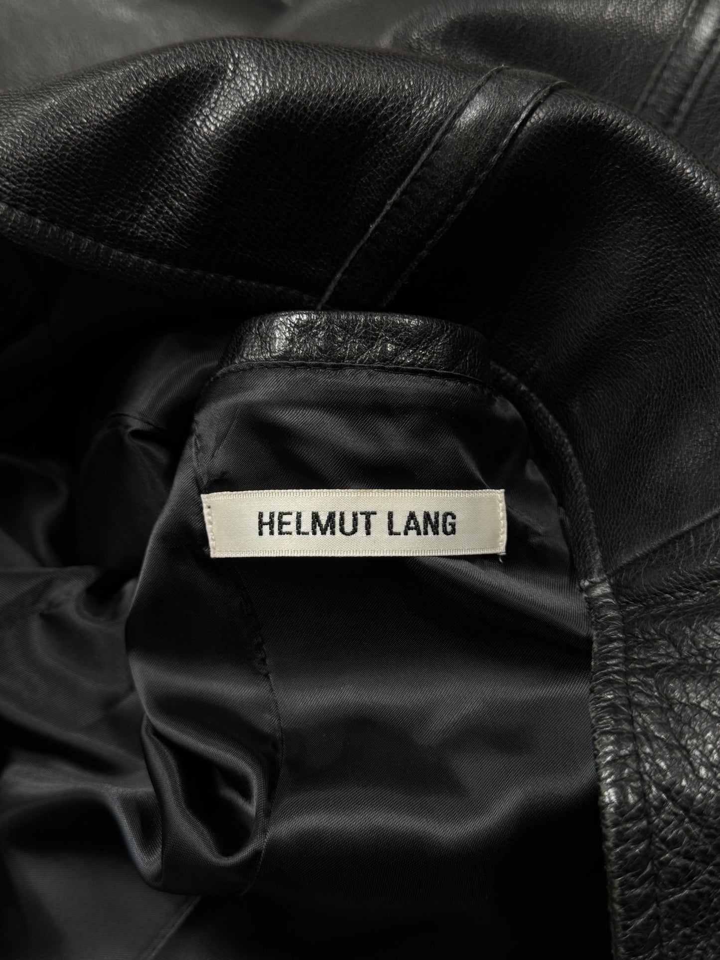 Vintage Helmut Lang Goat Leather ‘Motorcycle’ Leather Jacket