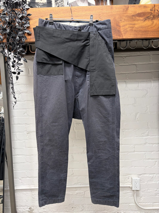2013 Rick Owens ‘Memphis’ Black Patchwork Panelled Pants