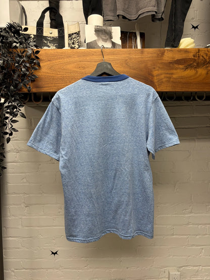 AW2006 Number (N)ine ‘Last Goodbye’ Blue Picture Frame Ringer T-Shirt
