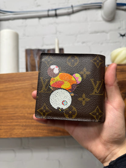 SS2003 Louis Vuitton x Takashi Murakami ‘Panda’ Monogram Bifold Leather Wallet