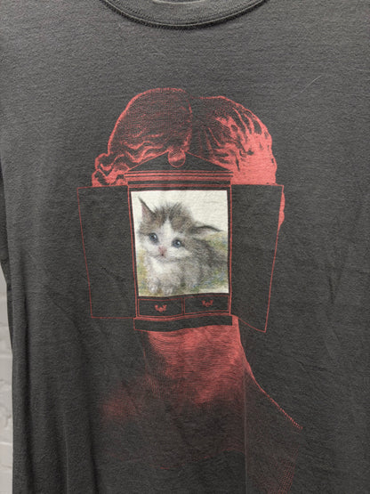 Undercover ‘Cat Brain’ Grey/Red Short Sleeve T-Shirt