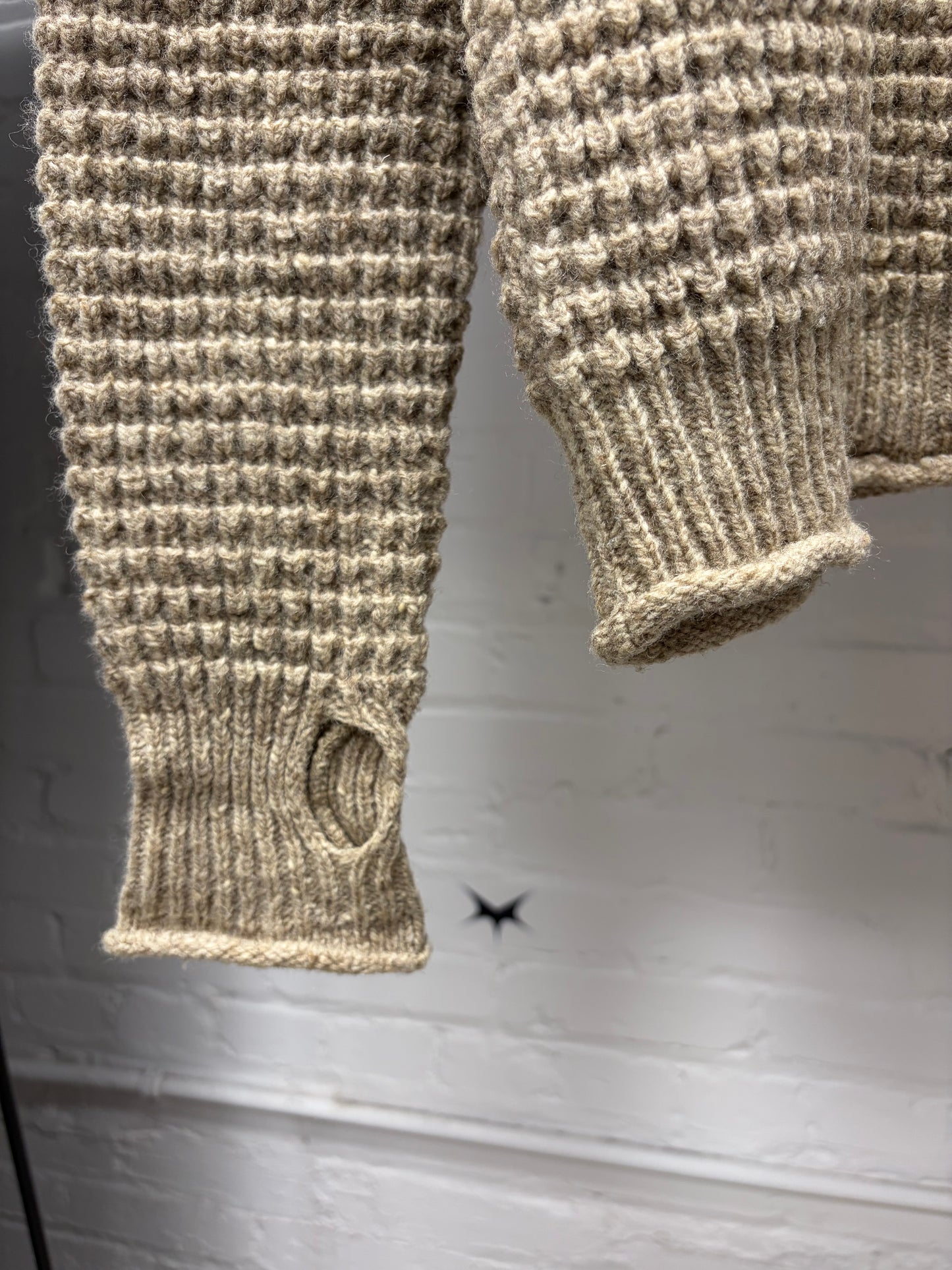 Kapital Heavgweight Cream ‘Fisherman’s’ Knit Sweater