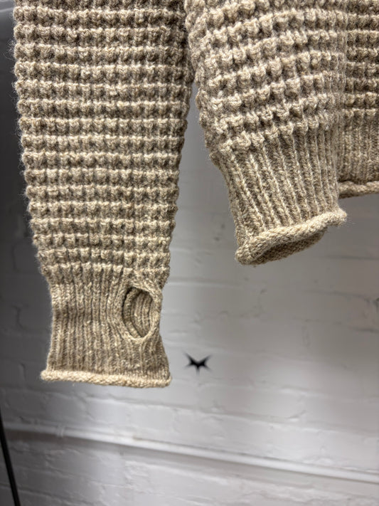 Kapital Heavgweight Cream ‘Fisherman’s’ Knit Sweater