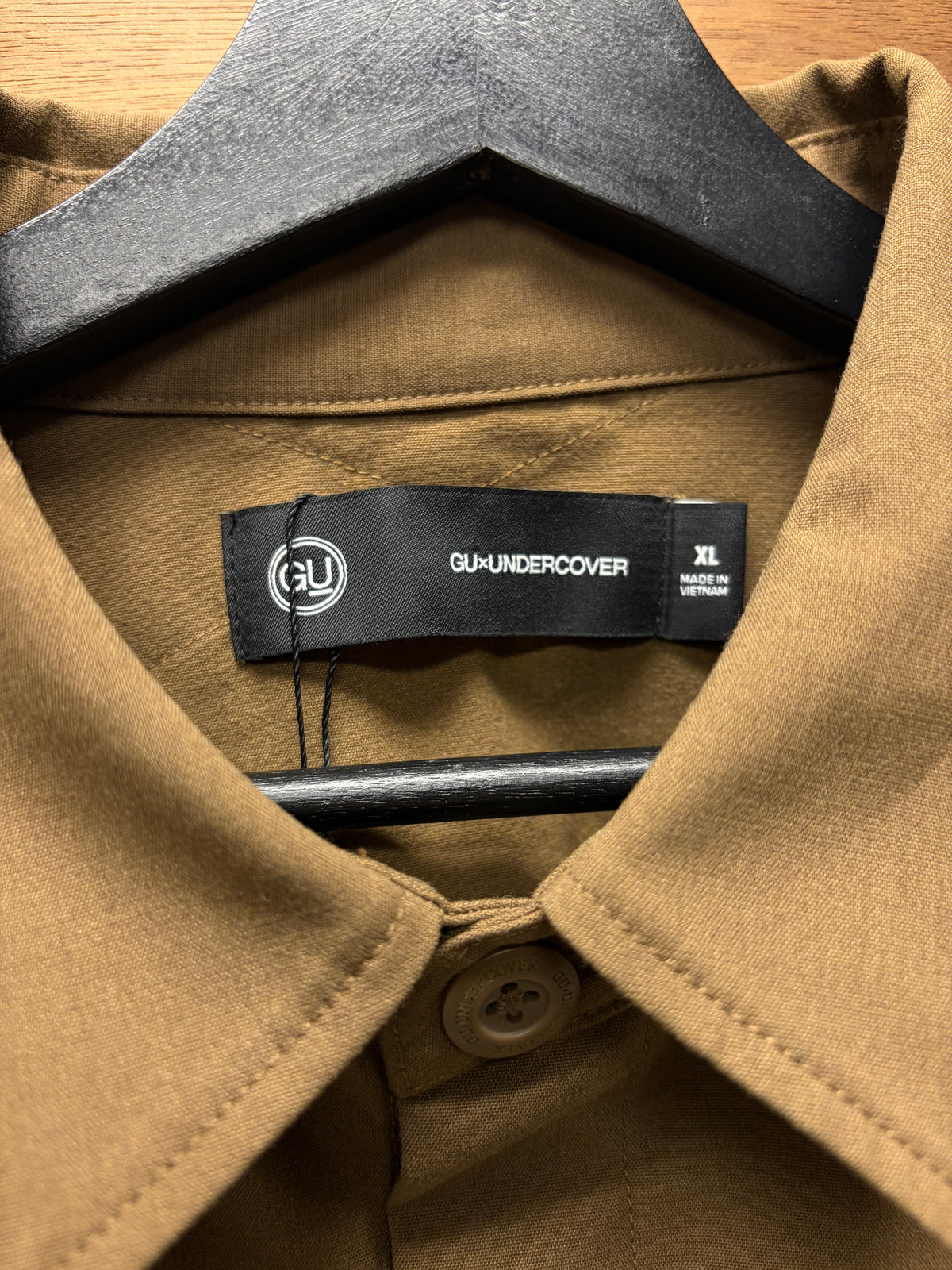 Undercover x GU Brown Zipper Pocket Work Shirt