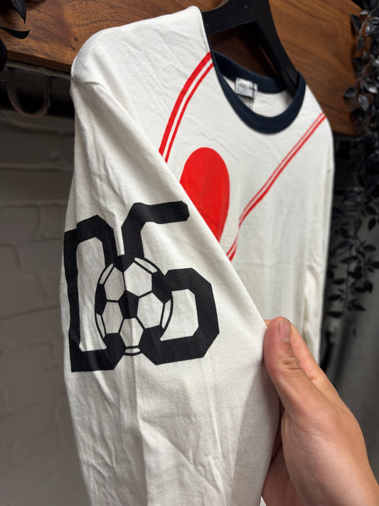 Dolce & Gabbana ‘Football’ White Cotton Long Sleeve Shirt