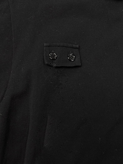Dior Homme Button Clasp Black Polo