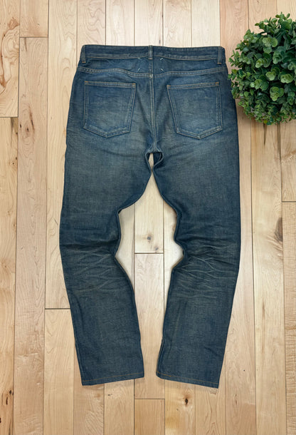 SS2016 Maison Margiela ‘Washed Blue’ Slim/Skinny Denim