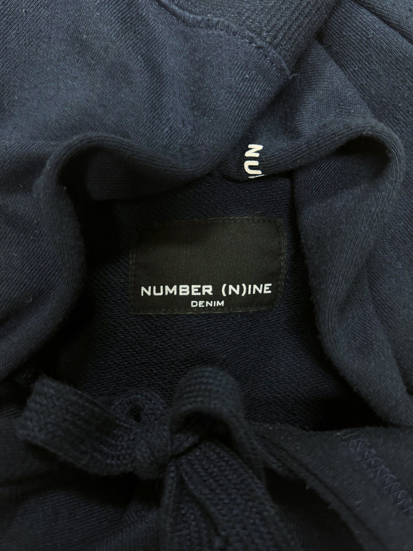 Number (N)ine ‘Blur’ Motion Logo Hoodie