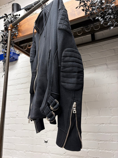 AW2012 Balmain by Olivier Rousteig Biker Zip-Up Hoodie