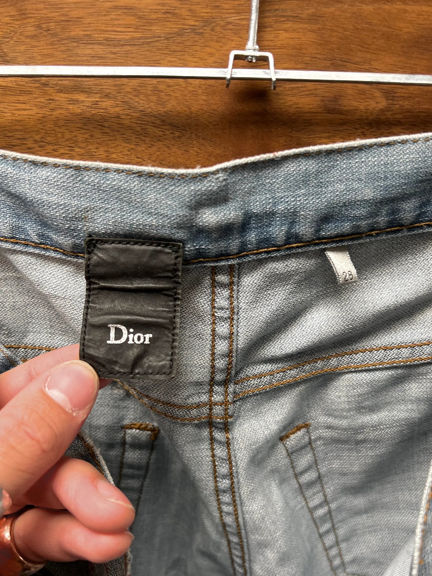 SS2010 Dior Homme ‘Wildcat’ Blood Stain Denim