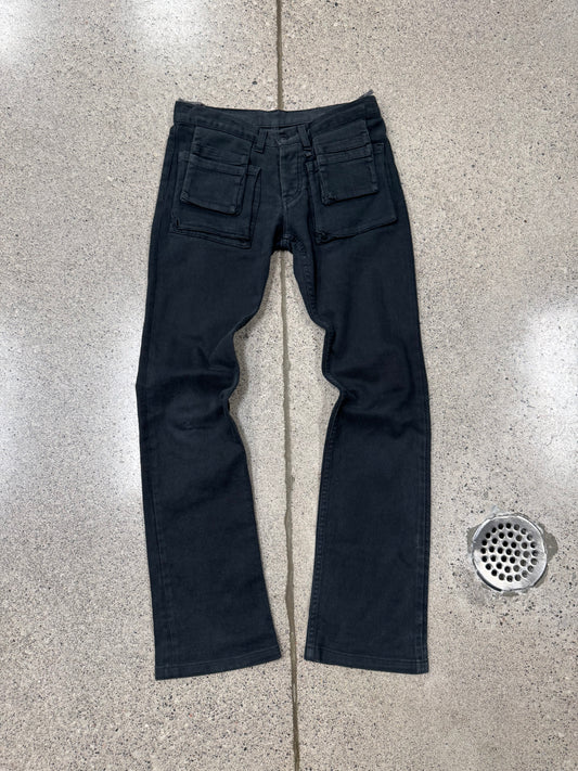 AW2003 Helmut Lang ‘Tool Pocket’ Flared Low Rise Denim