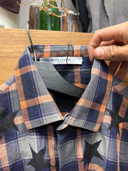 AW2016 Givenchy by Ricardo Tisci ‘Stars’ Plaid Button Up Shirt