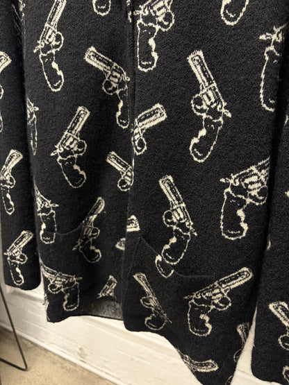 AW2014 Saint Laurent by Hedi Slimane ‘Pistol Print’ Cardigan