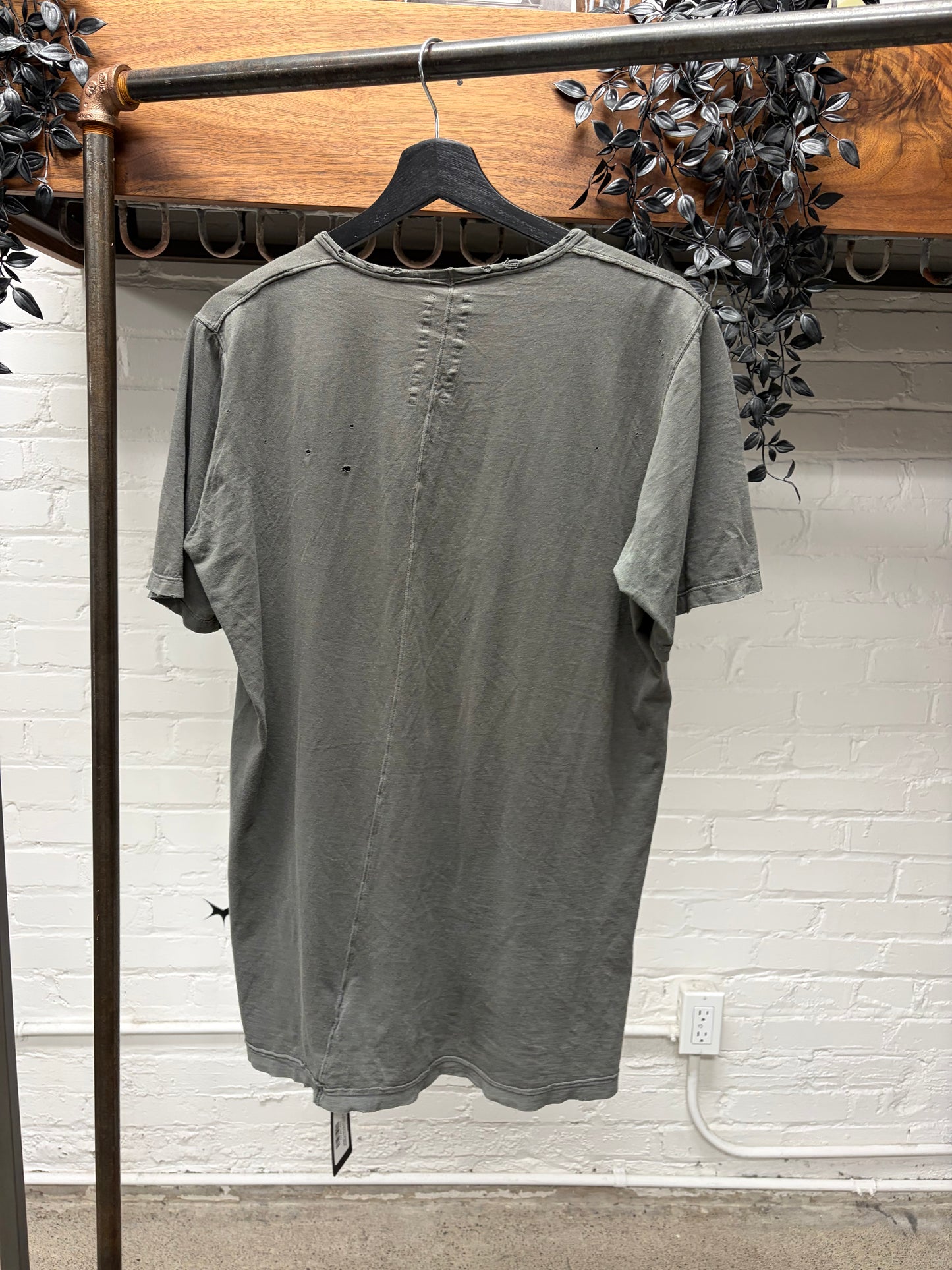 AW2007 Rick Owens ‘Dreams’ Traume Dust Brown T-Shirt
