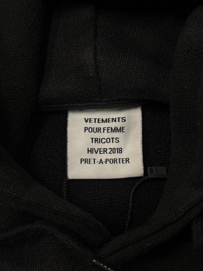 AW2018 Vetements ‘Misplaced’ Skull Hoodie