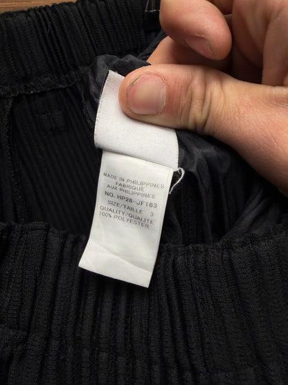 Issey Miyake Homme Plisse Black Pleated Trousers