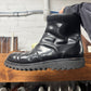 1999 Jil Sander ‘Reverse Tread’ Black Leather Moto Boots