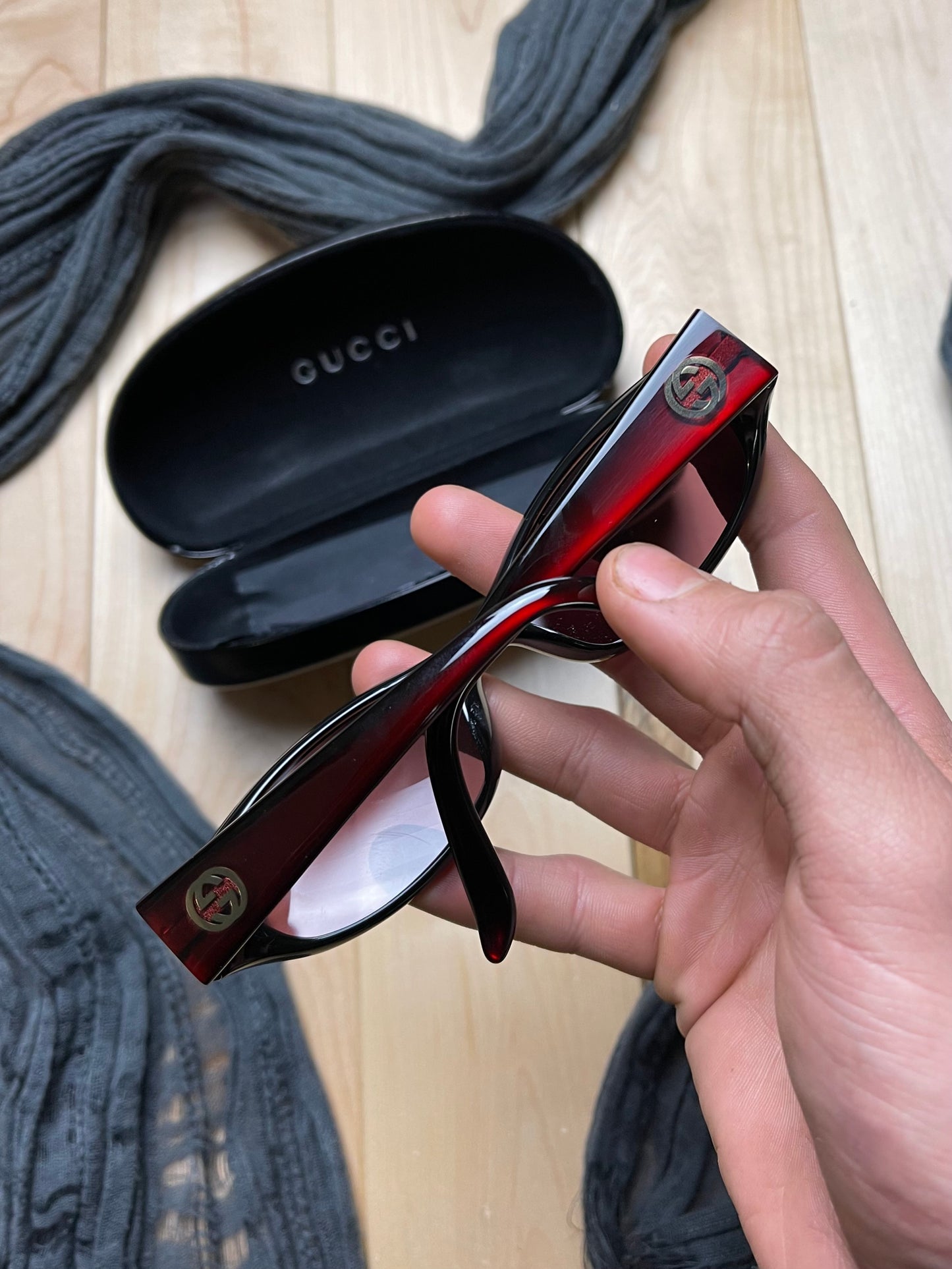 2000s Gucci GG Interlock Logo Sunglasses