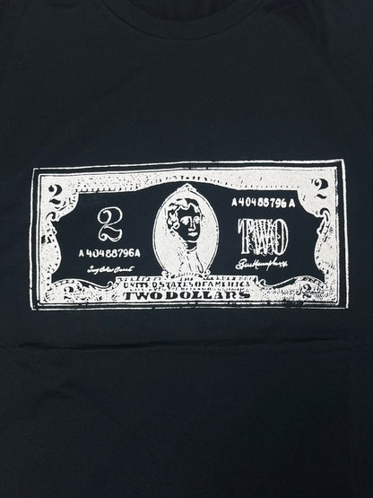 Hysteric Glamour x Andy Warhol ‘2 Dollar Bill Black Graphic T-Shirt
