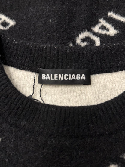 Balenciaga Monogram Knit Sweater