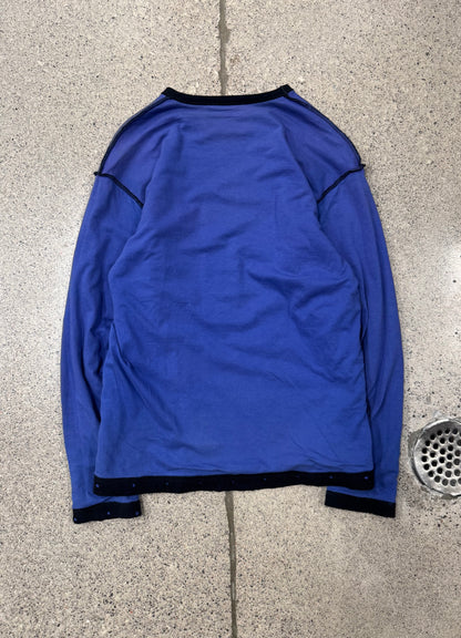 SS2002 Comme Des Garçons Homme Reversible Logo Long Sleeve Shirt