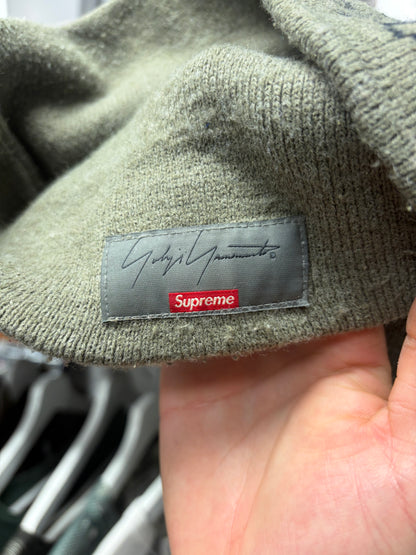 AW2022 Supreme x Yohji Yamamoto Green/Black Beanie