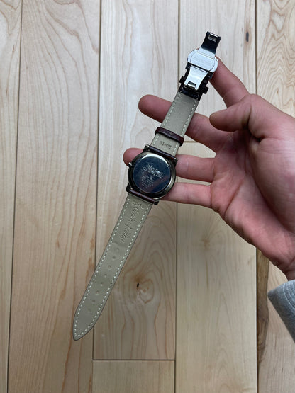 90s Jean Paul Gaultier Leather Band Watch