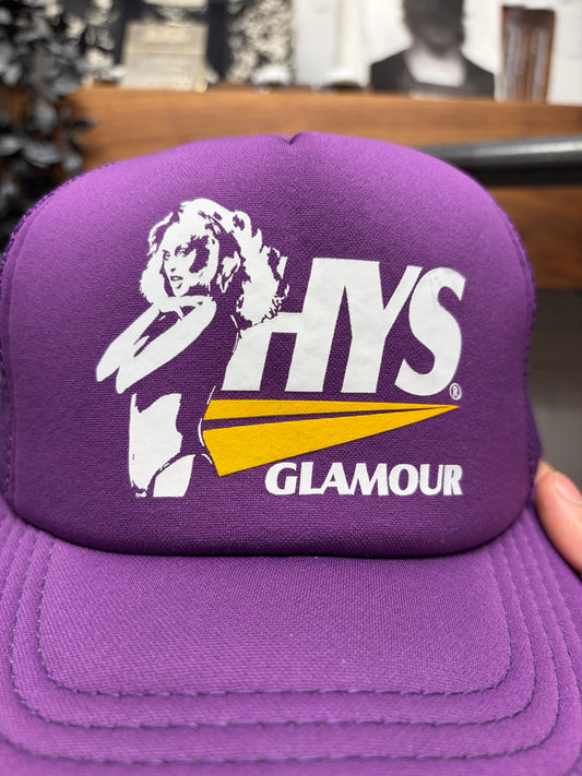 Hysteric Glamour ‘Vixen’ Purple/Yellow Mesh Trucker Hat