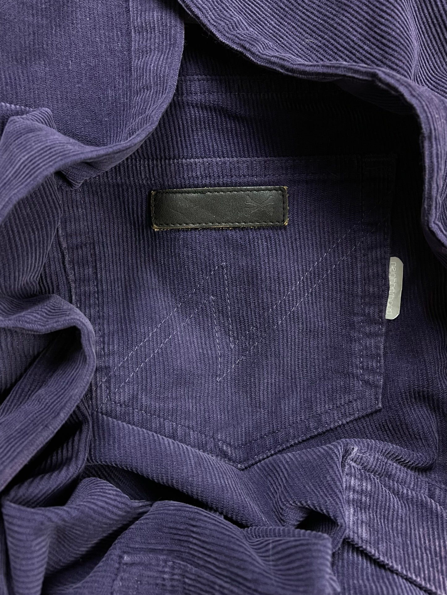 2001 Neighborhood Purple Corduroy Cargo Pants