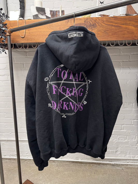 AW2017 Vetements ‘Total Fucking Darkness’ Hoodie