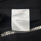 Givenchy ‘Silver Embellishment’ Waistband Studded Black Skinny Denim