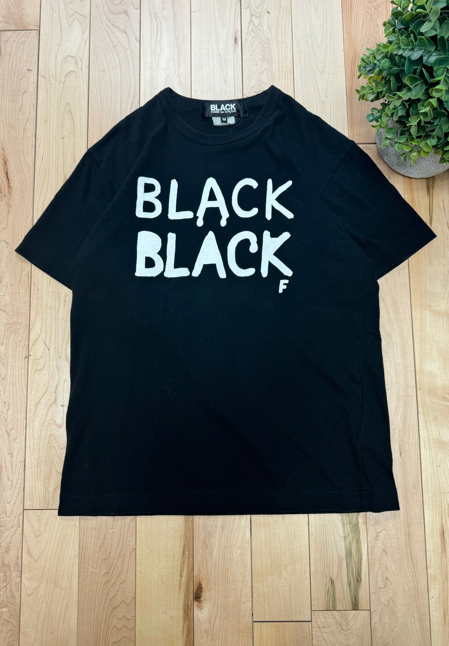 AW2009 Comme Des Garçons Black Graphic T-Shirt