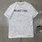 Helmut Lang White Mesh Logo T-Shirt