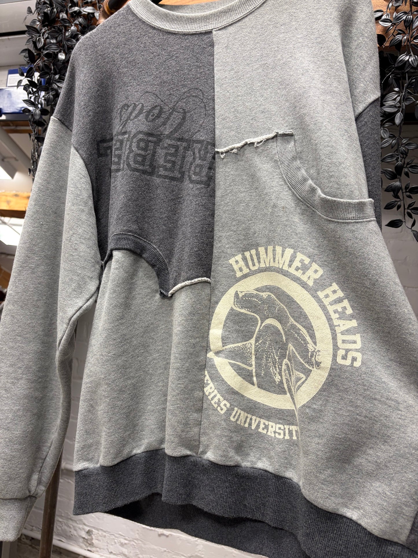 Undercover ‘Paper Doll’ Re-Edition Reconstructed Grey Sweatshirt