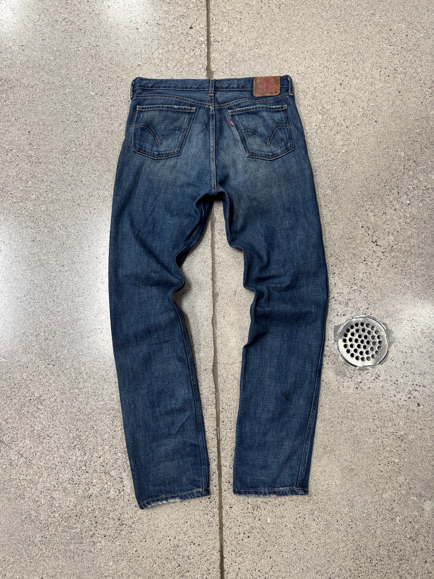 AW2005 Junya Watanabe x Levi’s ‘Triglav’ Flag Blue Jeans