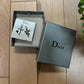 Dior Silver Cross ‘D Logo’ Silver Earrings