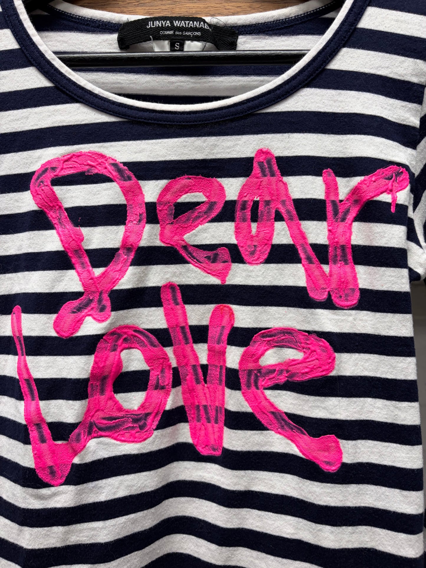 Junya Watanabe ‘Dear Love’ Striped Long Sleeve Shirt