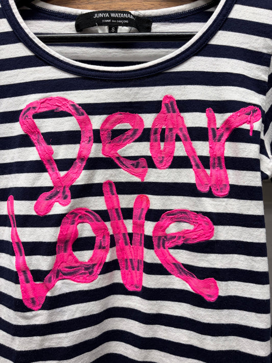 Junya Watanabe ‘Dear Love’ Striped Long Sleeve Shirt