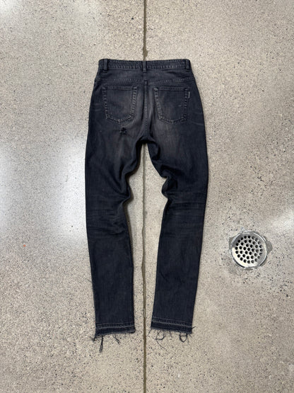 2019 Saint Laurent ‘D05’ Raw Hem Skinny Jeans