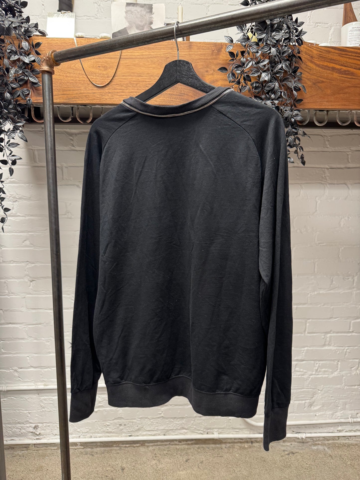 2016 Saint Laurent by Hedi Slimane ‘Zipper Collar’ Sweatshirt