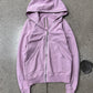 Rick Owens DRKSHDW Dirty Pink ‘Gimp’ Full Zip Hoodie