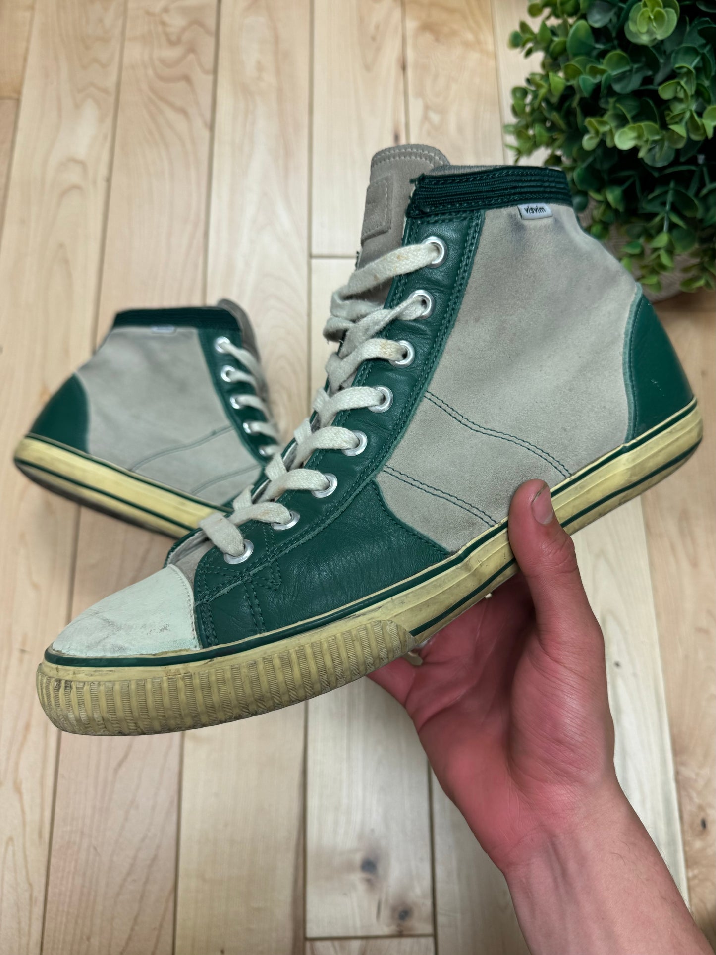 Visvim ‘Keifer Hi’ Leather/Suede High Top Sneakers