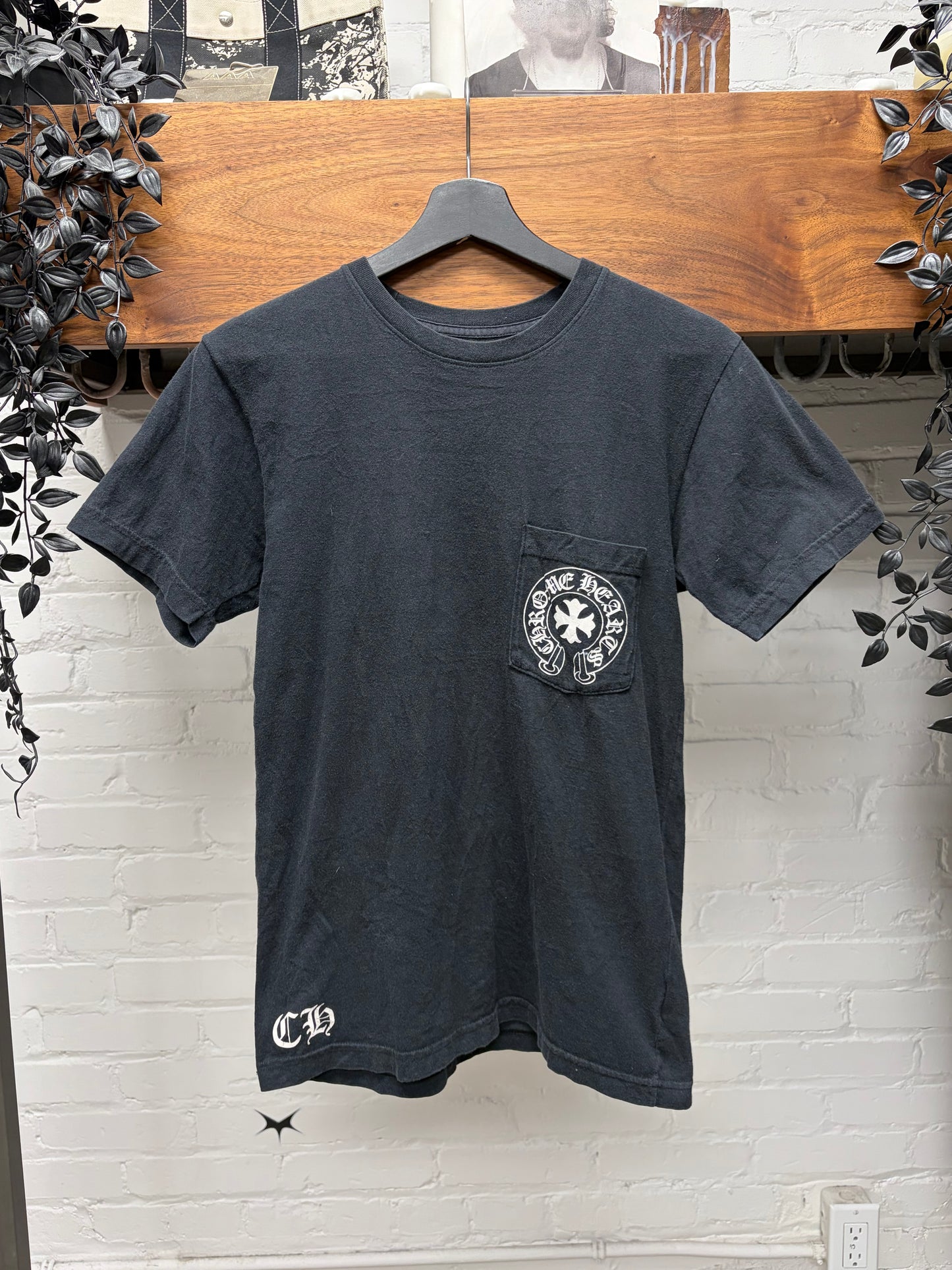 Chrome Hearts Chrome Hearts ‘Eye Chart’ Black Graphic T-Shirt