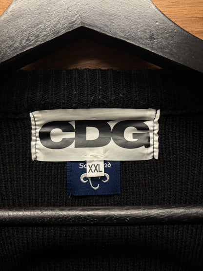 2022 Comme Des Garçons x Lochaven of Scotland Made in England Knit Logo Sweater
