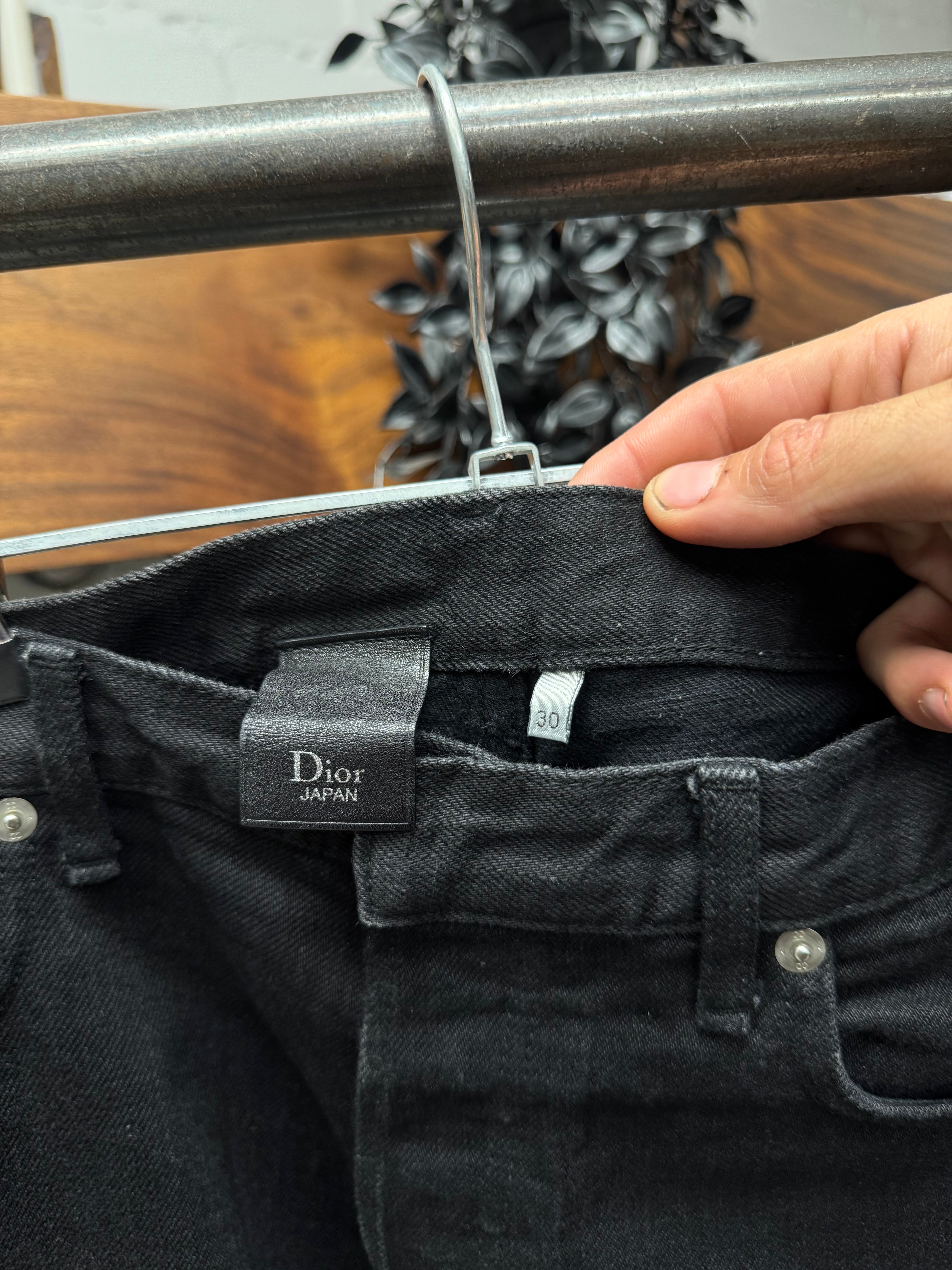 dior homme 30 ブラックデニム Dior HOMME ブラックデニム 30ディオール ディオールオム - メルカリ